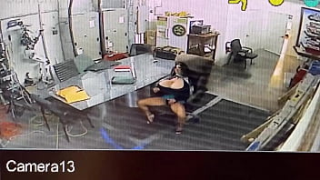 caught fucking on security camera