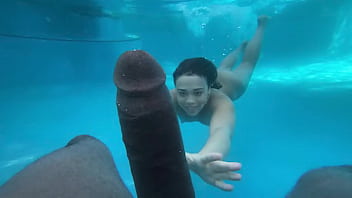 underwater handjob